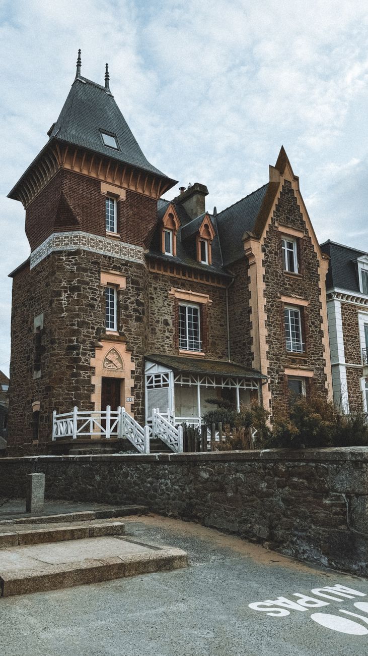 charming french chateau with historical architecture